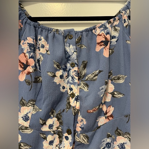 Sadie & Sage Floral Button Front Dress - Picture 3 of 5